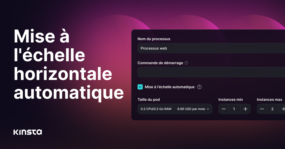 mise à l'échelle horizontale automatique