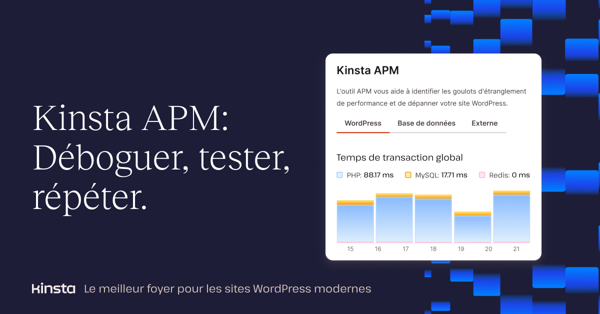 Image mise en avant de Kinsta APM