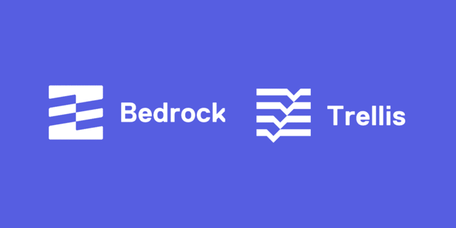 Bedrock and Trellis logo's
