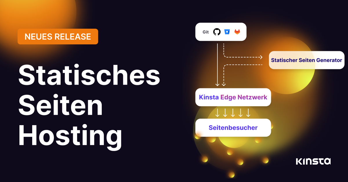 Kinsta statisches Seiten Hosting