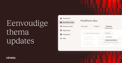 Gemakkelijke thema-updates in MyKinsta