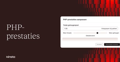 PHP prestaties in MyKinsta