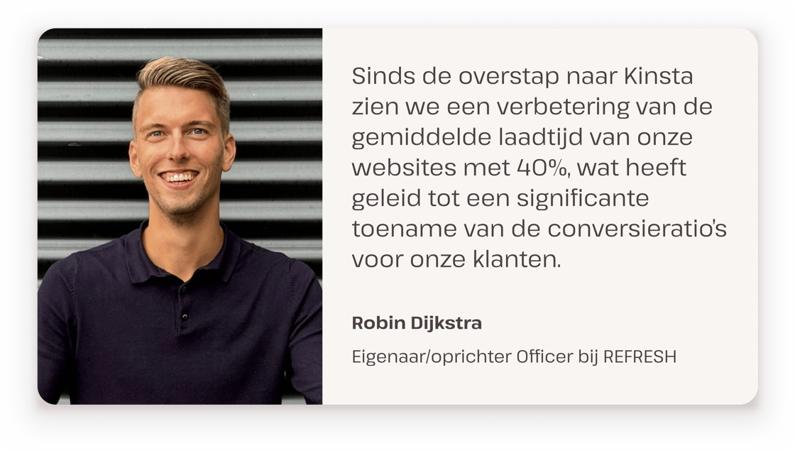 Afbeelding van Robin Dijkstra, Eigenaar/oprichter Refresh